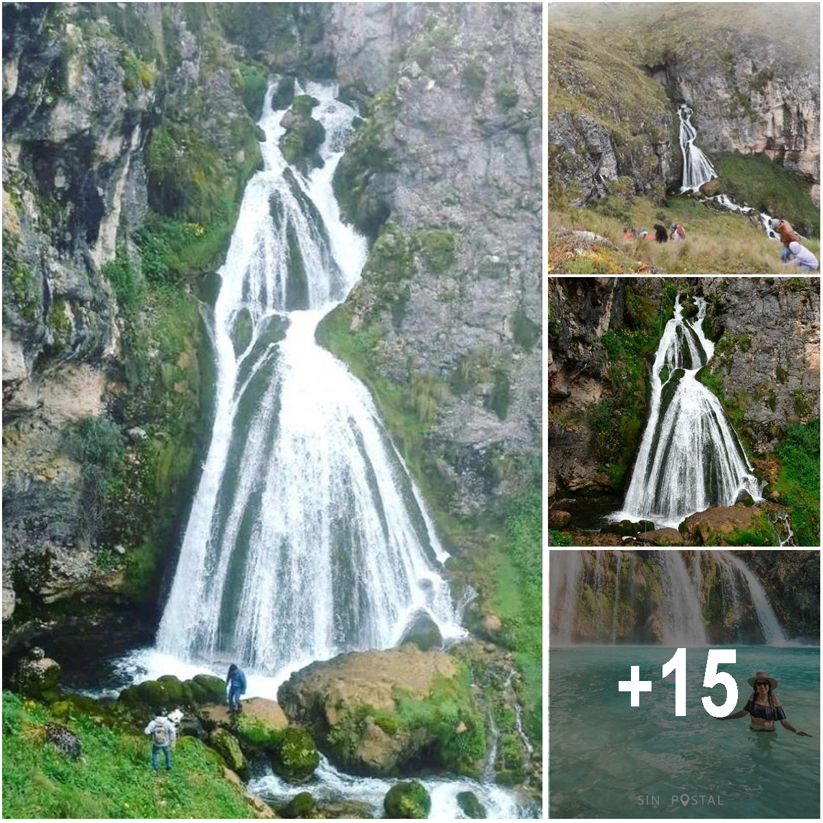 Recently Discovered Waterfall in Peru Looks Like a Bride Dressed in a Wedding Gown and Veil